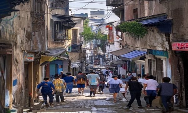 成都宽窄巷子白天街头探访，游客与本地市民混杂，探花镜头捕捉真实川味生活气息